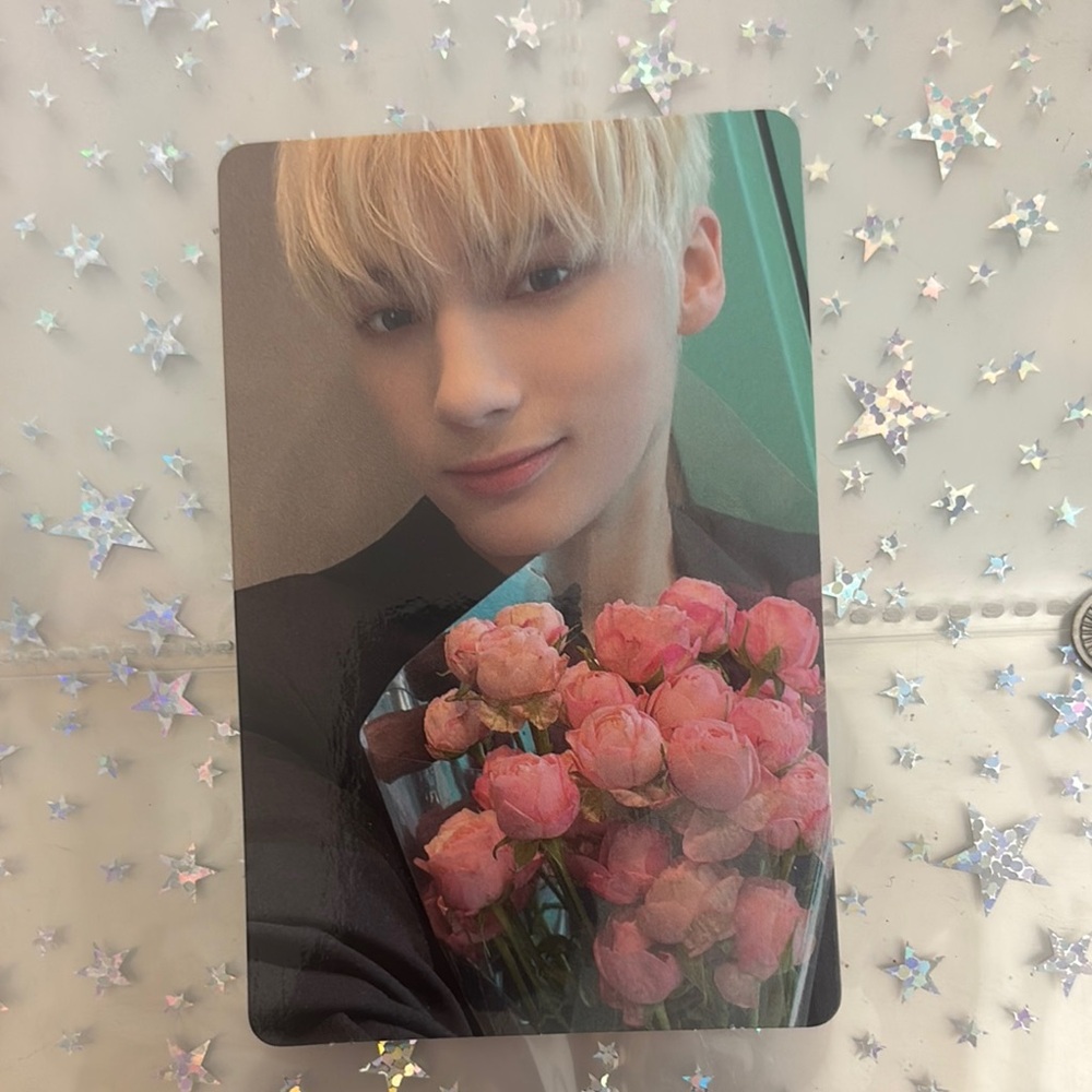 Huening Kai TXT Flower Freeze Photo Card
